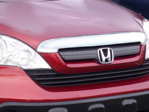 Auto Ventshade Aeroskin Deflectors 620004 Bug Guard, Aeroskin, Acrylic, Chrome, for use on Honda®, Each