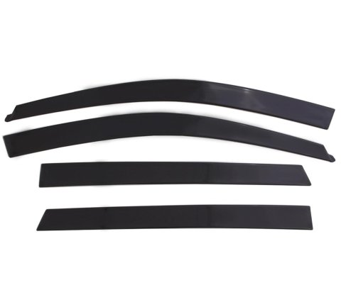 Auto Ventshade Low-Profile Ventvisors 774067 Side Window Visor, Low-Profile, Front and Rear, Black, ABS Plastic, Adhesive Tape Installation, for Nissan, Set of 4