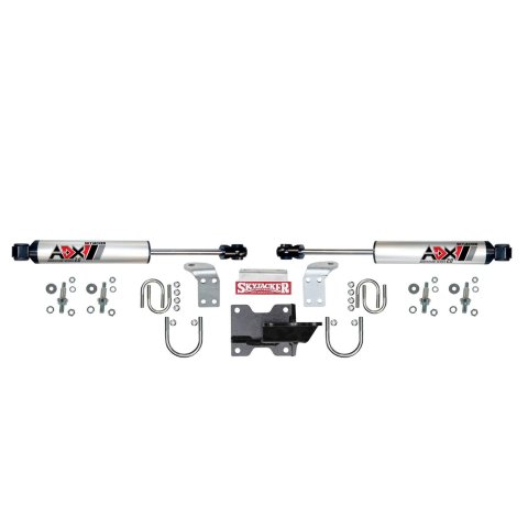 Skyjacker ADX 2.0 Steering Stabilizers for 2007-2017 WRANGLER, 2018 WRANGLER JK - 2205 Stabilizer, 2.0, Machined Polished, Hard Anodized, Dual, Jeep, Each