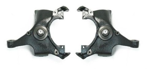 Belltech Front Spindles 2400 Spindles, Ductile Iron, 2 in. Drop, Chevy, GMC, Pickup, Pair