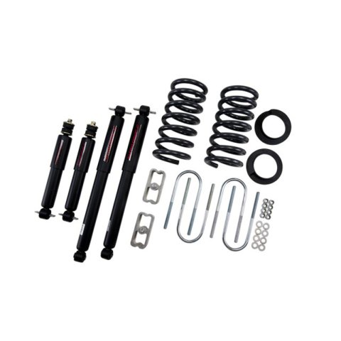 Belltech Lowering Kits with Nitro Drop 2 Shock Absorbers 618ND Kit, 3 in. Front, 3 in. Rear, Chevy, GMC, S10, S15, Sonoma, Extended Cab, RWD, Kit