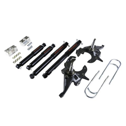 Belltech Lowering Kits with Nitro Drop 2 Shock Absorbers 613ND Kit, in. Front, in. Rear, Chevy, GMC, Pickup, Extended Cab, RWD, Kit