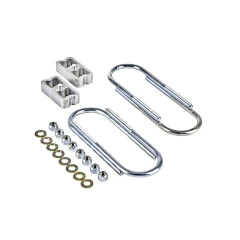 Belltech Rear Block Kits 6010 Lowering Kit, Aluminum, 1.0 in. Thick, Chevy, GMC, Kit