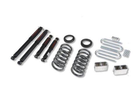 Belltech Lowering Kits with Nitro Drop 2 Shock Absorbers 630ND Kit, in. Front, 3 in. Rear, Chevy, GMC, Pickup, Standard Cab, RWD, Kit