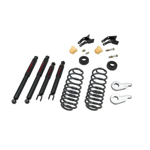 Belltech Lowering Kits with Nitro Drop 2 Shock Absorbers 757ND Kit, in. Front, 3 in. Rear, Chevy, GMC, RWD, Kit