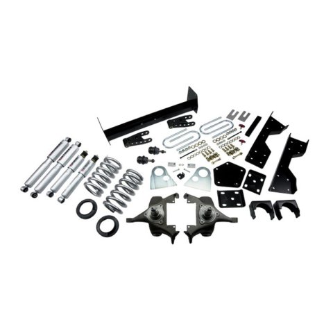 Belltech Lowering Kits with Street Performance Shock Absorbers 817SP Kit, 5 in. Front, 7 in. Rear, Dodge, Pickup, RWD, Kit