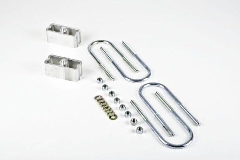 Belltech Rear Block Kits 6102 Lowering Blocks/U-Bolts, Aluminum, 2 in. Lift, 2.25 in. Wide, Rear, Universal, Kit