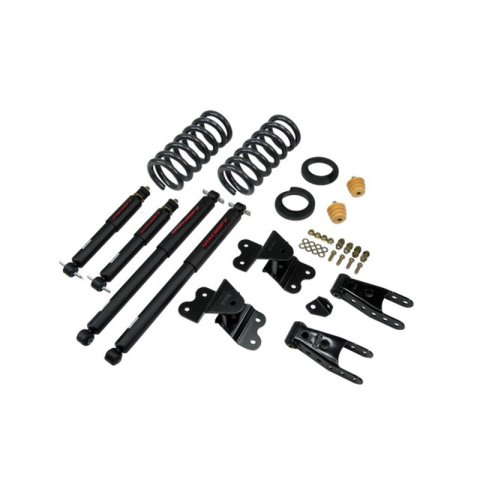 Belltech Lowering Kits with Nitro Drop 2 Shock Absorbers 686ND Kit, 3 in. Front, 4 in. Rear, Chevy, GMC, RWD, Kit