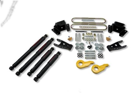 Belltech Lowering Kits with Nitro Drop 2 Shock Absorbers 938ND Kit, 1-3 in. Front, 4 in. Rear, Ford, 4WD, Kit