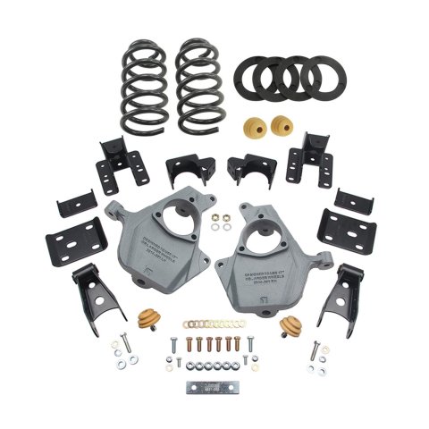 Belltech Lowering Kits 1012 Kit, Coil Springs, 3-4 in. Front, 5-6 in. Rear, GM, Silverado, Sierra, Kit