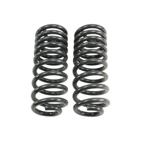 Belltech Lowering Coil Springs 4800 Springs, Front, Silver Powdercoated, Ford, RWD, Pair