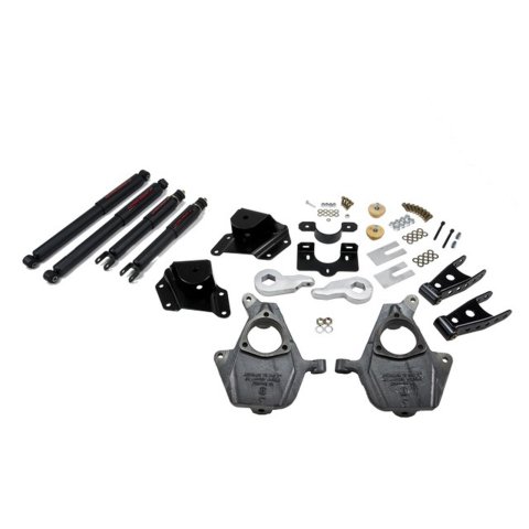 Belltech Lowering Kits with Nitro Drop 2 Shock Absorbers 661ND Kit, 3 in. Front, 4 in. Rear, Chevy, GMC, Pickup, Extended Cab, RWD, Kit