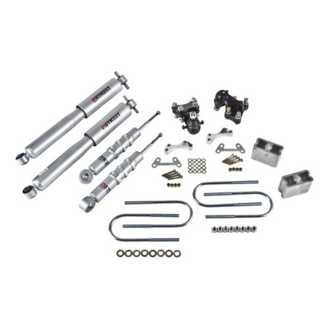 Belltech Lowering Kits with Street Performance Shock Absorbers 603SP Suspension Kit, Ball Joint/Spacer, 2 in. Front, 3 in. Rear, Chevy, GMC, With Shocks, Kit