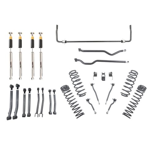 Belltech Lift Kits 153205HKP Suspension Kit, Coil Spring/Coil Spring, 4 in. Lift, with Adjustable Shocks, Jeep, Wrangler, JL, Kit
