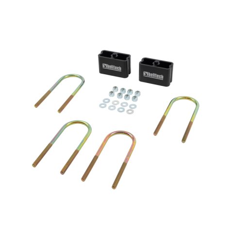 Belltech Rear Block Kits 6200 Lowering Blocks, U-Bolts, 3 in. Drop, 3 in Axle Tube Diameter, Rear, Kit