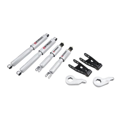 Belltech Lowering Kits with Street Performance Shock Absorbers 677SP Kit, 2 in. Front, 2 in. Rear, Chevy, Pickup, AWD, Kit