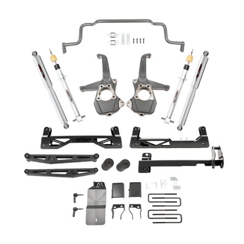 Belltech Lift Kits 150210TPS Suspension Kit, Strut Kit/Leaf Spring Block, 6 in. Lift, with Front Sway Bar, Chevy, GMC, Kit