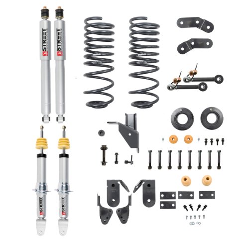 Belltech Lowering Kits 1063SP Kit, Struts/Coil Springs, 1-3 in. Front, 4-5 in. Rear, Ram, 1500, Kit
