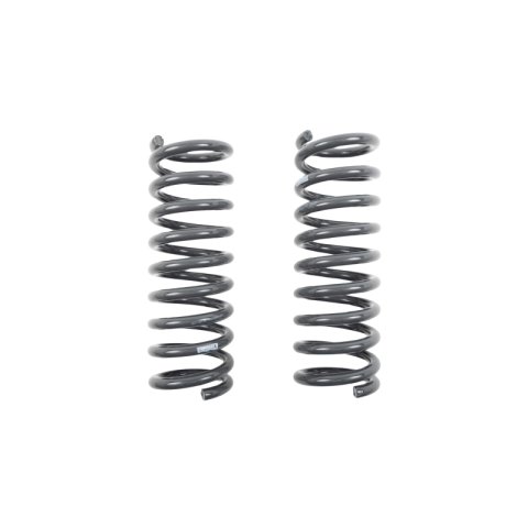 Belltech Muscle Car Coil Springs 5130 Lowering Springs, Front, Silver Powdercoated, Chevy, Pontiac, 1.0 in. Drop, Pair