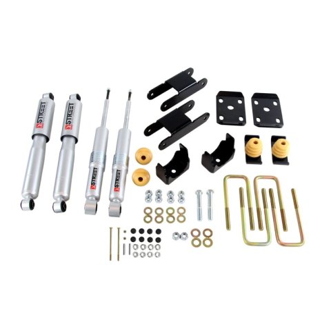 Belltech Lowering Kits with Street Performance Shock Absorbers 999SP Suspension Kit, Shocks/Struts, 2015-17, Chevy, GMC, Kit