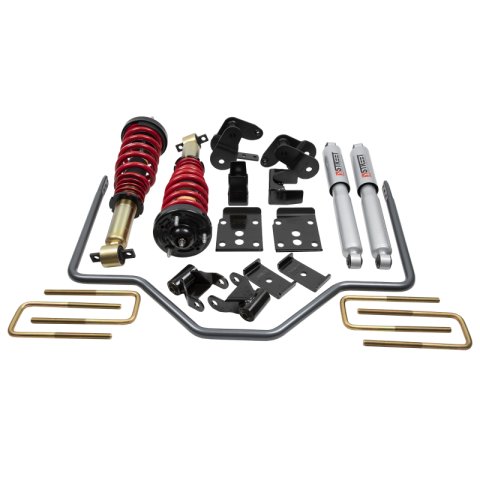 Belltech Performance Handling Kits 1001HK Suspension Package, Handling, Front/Rear, Drop, Ford, Kit