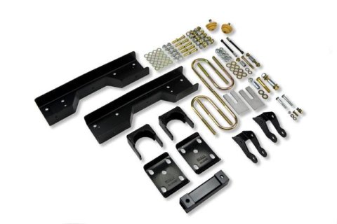 Belltech Rear Flip Kits 6607 Kit, 6 in. Drop, Steel, Black Powdercoated, Chevy, GMC, Pickup, Kit