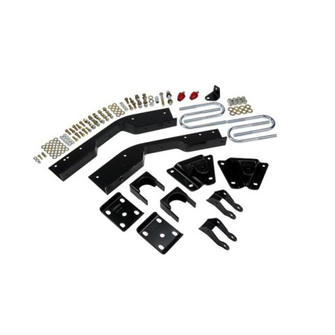 Belltech Rear Flip Kits 6620 Kit, 7.0 in. Drop, Steel, Black Powdercoated, Chevy, GMC, Suburban 1500, Kit