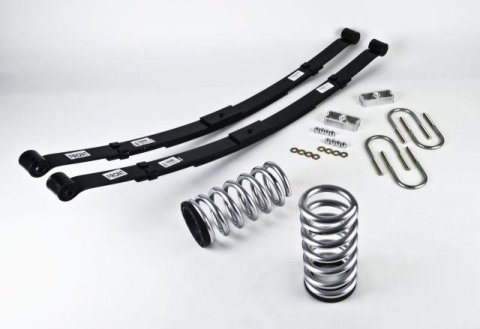 Belltech Lowering Kits 568 Suspension Kit, Coil/Leaf Springs, 2-3 in. Front, 4 in. Rear, Chevy, GMC, Kit