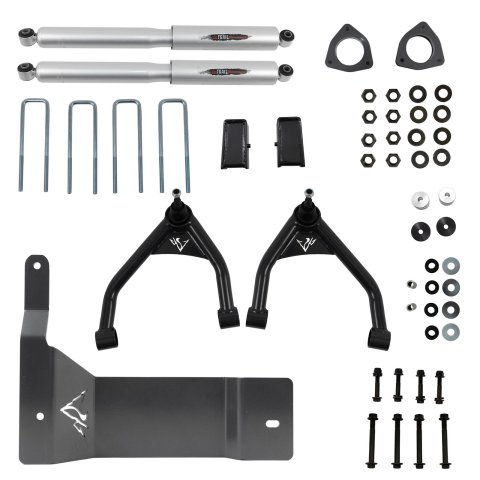 Belltech Lift Kits 150207BK Kit, Chevy, GMC, 4WD, 4 in. Front, 2 in. Rear, Kit