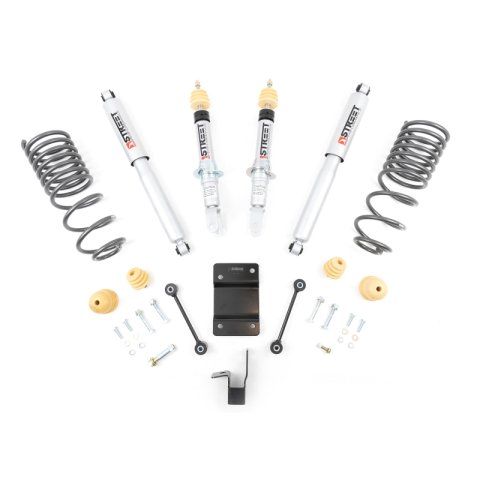 Belltech Lowering Kits with Street Performance Shock Absorbers 965SP Kit, Springs, Shocks, 4 in. Rear, Dodge, Ram, Quad/Crew Cab, 4WD, Kit