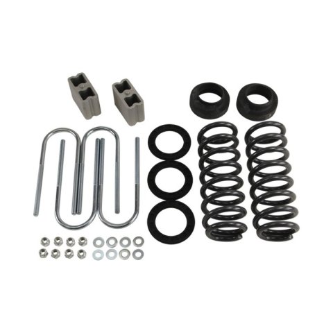 Belltech Lowering Kits 602 Suspension Kit, Coil/Spacer, 1-2 in. Front, 3 in. Rear, Chevy, GMC, Kit