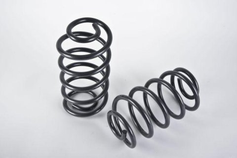 Belltech Muscle Car Coil Springs 5818 Musclecar Springs, Front/Rear Coils, Silver Powdercoated, Buick, Chevy, Pontiac, 1.0 in. Drop, Pair