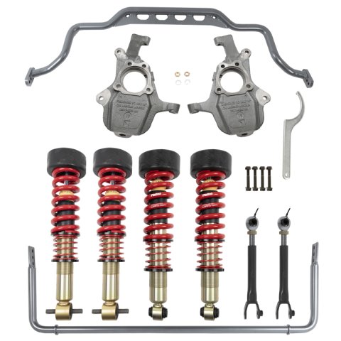 Belltech Suspension Lowering Kits 1104HK LOWERING KITS, 2021 Chevrolet Tahoe / GMC Yukon 2wd/4wd 0" to 2"F / 1" to 4.5" R - Short Wheelbase