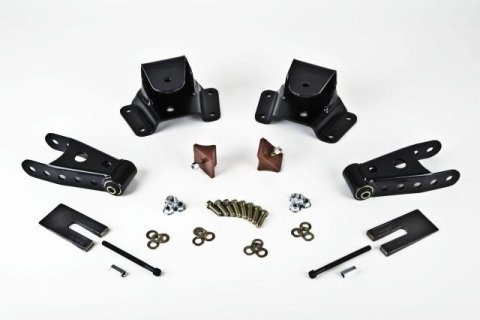 Belltech Rear Shackle Kits 6750 Shackles, 4 in. Drop, 3.0 in. Wide Spring, Chevy/GMC, C/R, Crew Cab, Kit