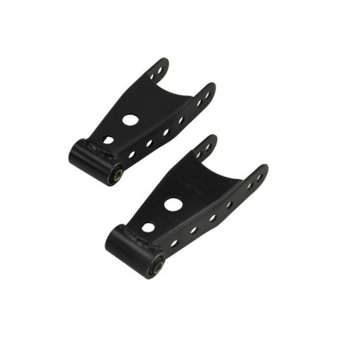 Belltech Rear Shackle Kits 6406 Shackles, 2 in. Drop, 2.5 in. Wide Spring, Ford, Pair