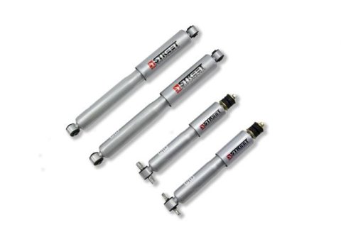 Belltech Street Performance Shock Kits 9545 Shocks and Struts, Kits, Stock/Lowered Ride Height, 0.00-5.00 in. Lowered Range, Front and Rear, Chevrolet, GMC, Set of 4