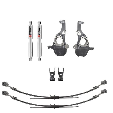 Belltech Suspension Lowering Kits 350345 Kit 2019+ Chevrolet Silverado/Sierra 1500 2&4WD (All Cabs) 2" F/ 4" R W/ SP Shocks