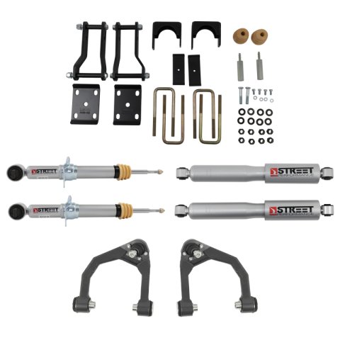 Belltech Lowering Kits for 2019-2023 RANGER - 1042SP Kit, Struts/Flip Kit, 0-2.75 in. Front, 6 in. Rear, Ford, Ranger, Kit