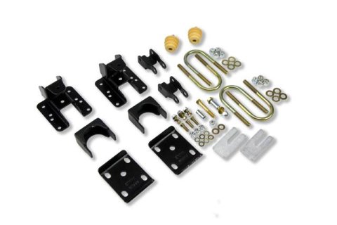 Belltech Rear Flip Kits 6519 Kit, 4-5 in. Drop, Steel, Black Powdercoated, Chevy, GMC, Pickup, RWD, Kit