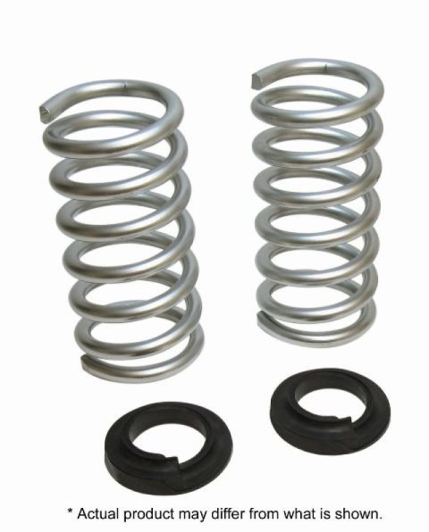Belltech Pro Coil Lowering Spring Kits 23458 Springs, Front, Silver Powdercoated, Chevy, GMC, RWD, Pair