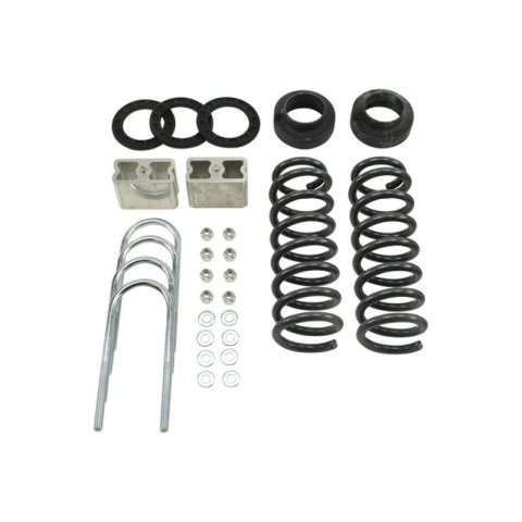 Belltech Lowering Kits 608 Suspension Kit, Coil/Spacer Block, 1-2 in. Front, 3 in. Rear, Chevy, GMC, Kit