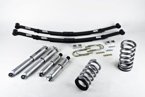Belltech Lowering Kits with Street Performance Shock Absorbers for 1994-2003 S10, SONOMA - 574SP Suspension Kit, Coil/Leaf Springs, 2-3 in. Front, 4 in. Rear, Chevy, GMC, With Shocks, Kit