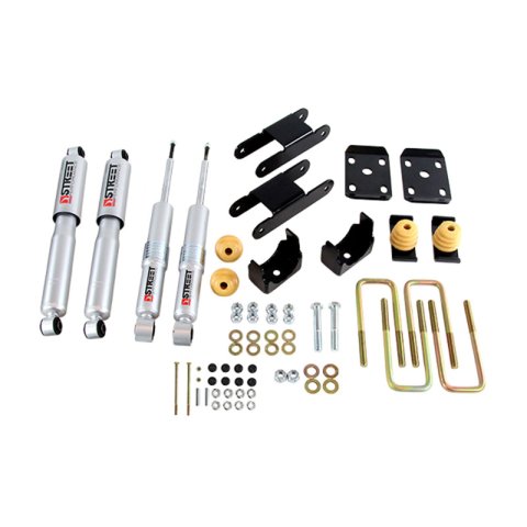 Belltech Lowering Kits with Street Performance Shock Absorbers 1100SP Suspension Kit, Shocks/Struts, 2018-2020, Chevy, GMC, Kit