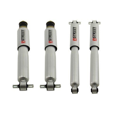 Belltech Street Performance Shock Kits 9522 Shocks and Struts, Kits, Stock/Lowered Ride Height, 2.00-7.00 in. Lowered Range, Front and Rear, Chevy, GMC, Isuzu, Set of 4