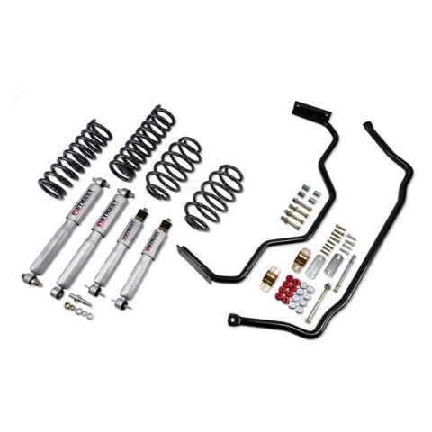 Belltech Performance Handling Kits 1740 Suspension Packages, 1.00 in. Drop Front and Rear, Coil Springs, Shocks/Struts, Sway Bars, End Link Bushings, Sway Bar Bushings, Ford, Kit
