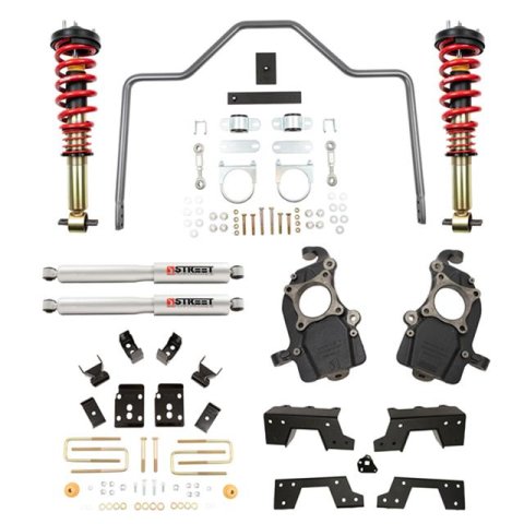 Belltech Performance Handling Kits 1008HK Suspension Package, Handling, Front/Rear, Drop, Ford, Kit