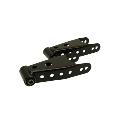 Belltech Rear Shackle Kits 6590 Shackles, 2.000 in. Drop, 3.500 in. Wide Spring, Dodge, Rear, Pair
