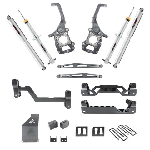 Belltech Leveling Kits 152501TP Lift Kit, Ford, 6-7 in. Lift, All Cabs, Short Bed, With Shocks, Kit