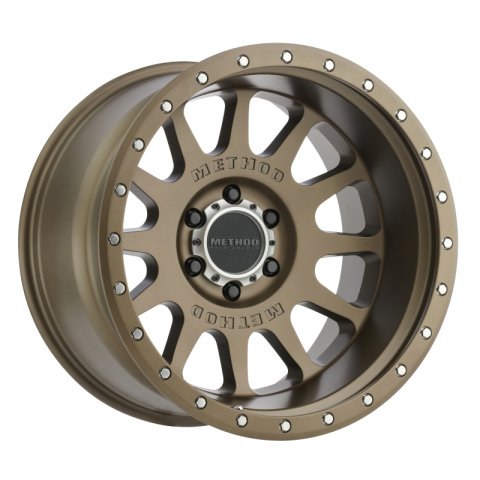 Method Race Wheels MR605 NV Bronze MR60521060924N Wheels, Bronze, 20 in. x 10.00 in., Aluminum, Matte Bronze, 6 x 5 1/2 in. Bolt Circle, 4.550 in. Backspacing, Each