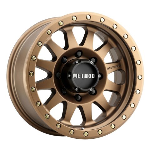 Method Race Wheels MR30478580900 Wheel, MR304 Double Standard, 17x8.5, 0mm Offset, 8x6.5, 130.81mm Centerbore, Bronze
